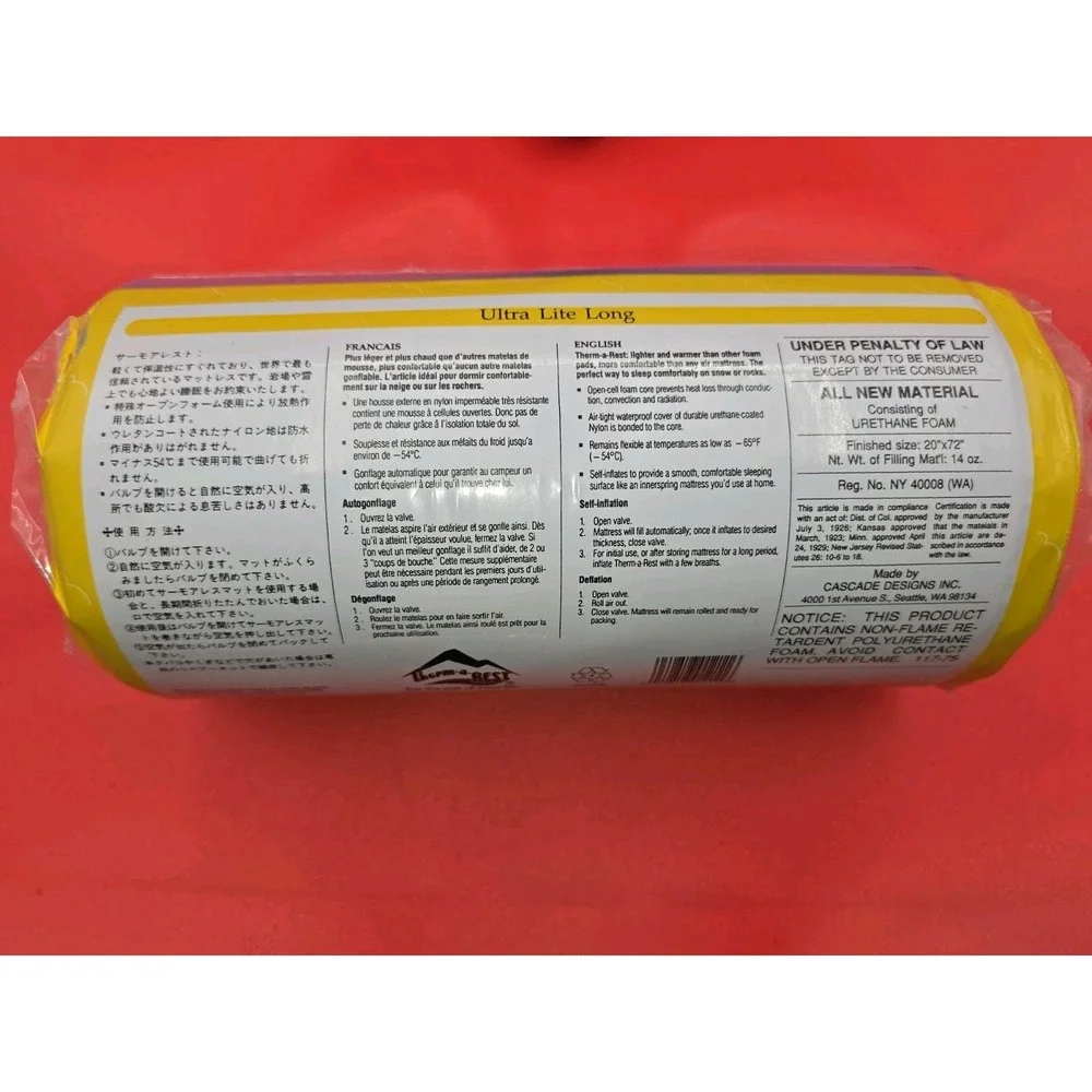 Vintage Therm-a-Rest Ultralite 20